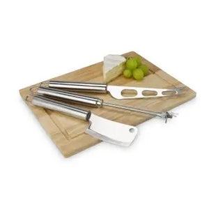 ROMINOX Legno Käse-Set - Holzdesign für stilvolle Präsentationen TK Gruppe® Grosshandel 