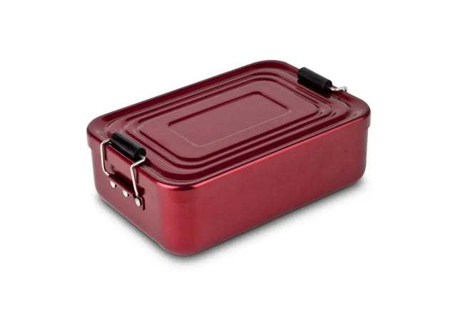 ROMINOX Lunchbox Quadra Rot Robuste und stilvolle Frischhaltebox für Mahlzeiten unterwegs TK Gruppe® Grosshandel 