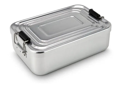 ROMINOX Lunchbox Quadra Silber Robuster und eleganter Frischhaltebehälter TK Gruppe® Grosshandel 