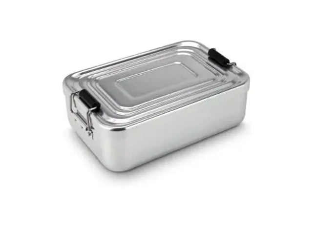 ROMINOX Quadra Lunchbox in Silber – Kompakt und modern für täglichen Genuss TK Gruppe® Grosshandel 
