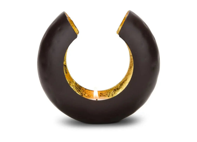 ROMINOX Sakrale Klein Teelicht – Kompaktes Designer-Windlicht aus Edelstahl TK Gruppe® Grosshandel 