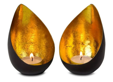 ROMINOX Teelichter-Set 'Drops', Stilvolles Design TK Gruppe® Grosshandel 