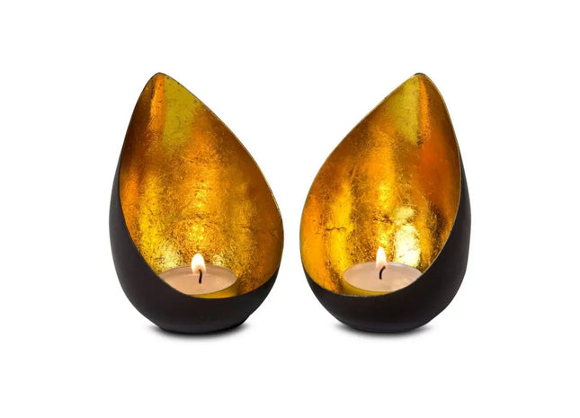 ROMINOX Teelichter-Set 'Drops', Stilvolles Design TK Gruppe® Grosshandel 