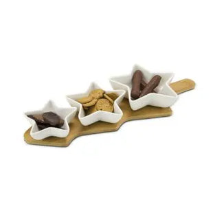 ROMINOX Tre Stella - 3er Set stilvolle Servierschalen TK Gruppe® Grosshandel 