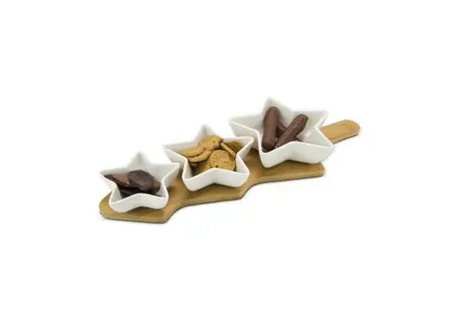 ROMINOX Tre Stella - 3er Set stilvolle Servierschalen TK Gruppe® Grosshandel 