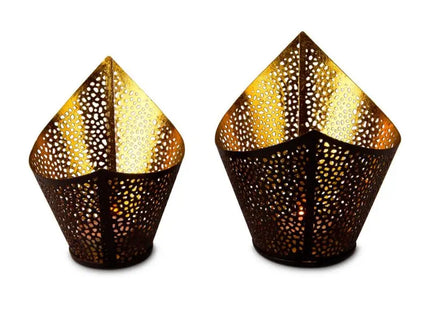 ROMINOX Venezia Teelicht-Set – Dekoratives Windlicht-Set im italienischen Stil TK Gruppe® Grosshandel 