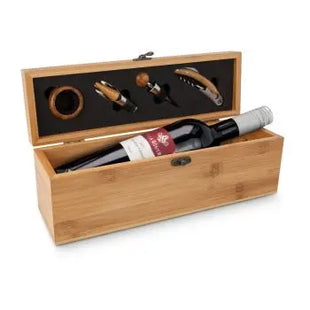 ROMINOX Vino Bamboo - Elegante Weinaccessoires in Bambusbox TK Gruppe® Grosshandel 