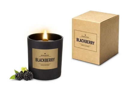 ROMOSCENT Blackberry Duftkerze – Belebende Aromakerze mit Brombeerduft TK Gruppe® Grosshandel 