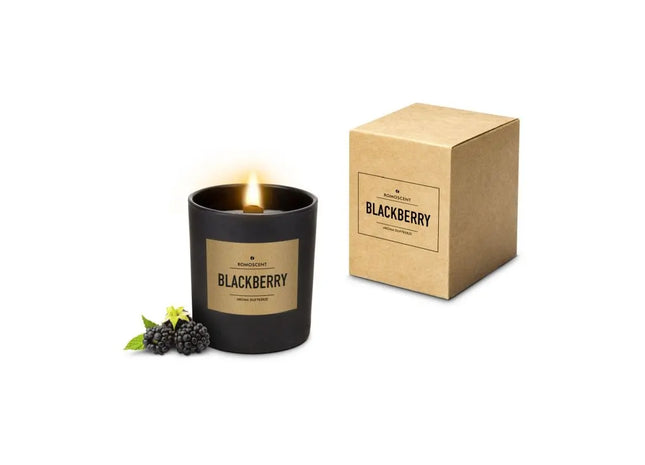 ROMOSCENT Premium Aromatherapie-Kerze, Schwarze Johannisbeere Duft, Entspannende Raumkerze TK Gruppe® Grosshandel 