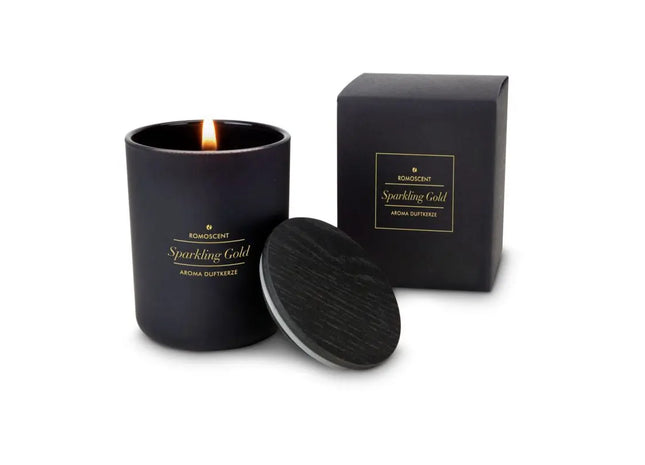 ROMOSCENT Sparkling Gold Aromakerze - Duftkerze mit Standardmotiv TK Gruppe® Grosshandel 