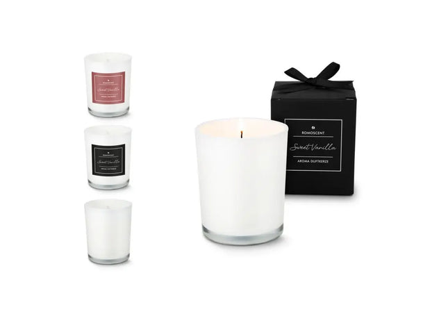 ROMOSCENT Sweet Vanilla Aromakerze – Cremige Vanilleduft Kerze TK Gruppe® Grosshandel 