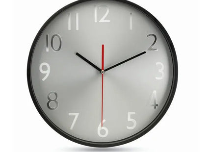 RONDO Schwarze Wanduhr - Stilvolles, Modernes Design für Jeden Raum TK Gruppe® Grosshandel 