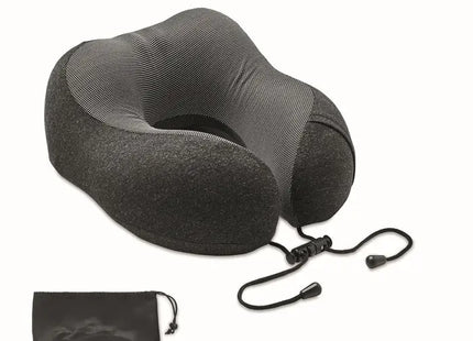 RPET BANTAL Reisekissen in Dunkelgrau - Nachhaltiger Komfort für Unterwegs TK Gruppe® Grosshandel 