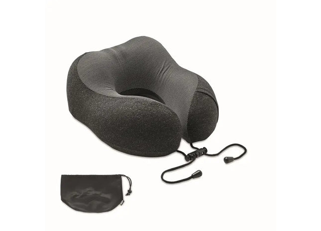 RPET BANTAL Reisekissen in Dunkelgrau - Nachhaltiger Komfort für Unterwegs TK Gruppe® Grosshandel 