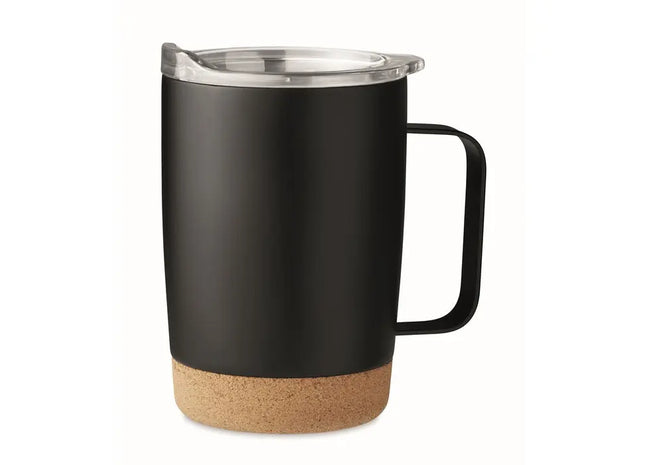 RUBY 300 ml Doppelwandiger Thermo-Becher, Schwarz TK Gruppe® Grosshandel 