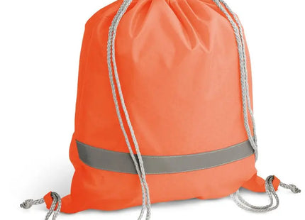 RULES Turnbeutel aus 210D - orange, leicht und robust für Alltag und Sport TK Gruppe® Grosshandel 