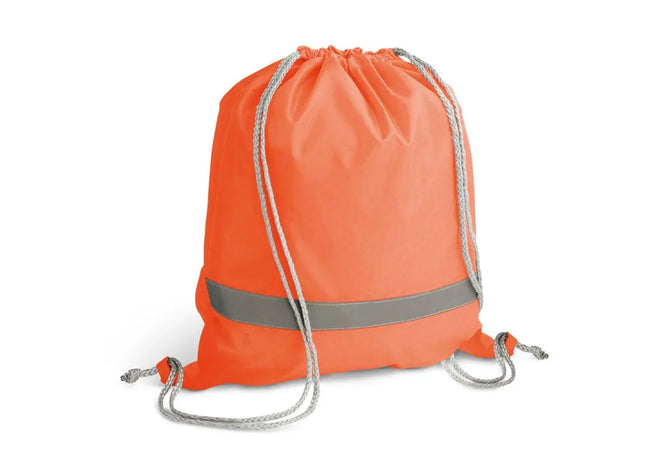 RULES Turnbeutel aus 210D - orange, leicht und robust für Alltag und Sport TK Gruppe® Grosshandel 