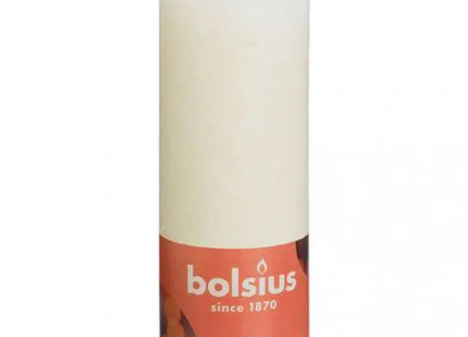 RUSTIK Elfenbein Stumpenkerze, Groß 190x68mm – Elegantes, Langlebiges Design fürs Zuhause TK Gruppe® Grosshandel 