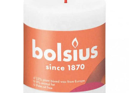 RUSTIK Elfenbein Stumpenkerze, Kompakt 80x68mm – Dezente Eleganz für gemütliches Ambiente TK Gruppe® Grosshandel 