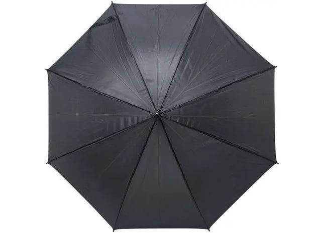 Rachel Automatik-Regenschirm aus Polyester Schwarz Windfest & Robust Stilvoller Regenschutz TK Gruppe® Grosshandel 