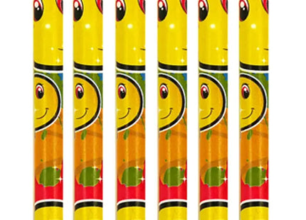 Radierstifte in voller Größe mit Smiley-Design, 6er-Pack – ideal für Schule und Büro TK Gruppe® Grosshandel 