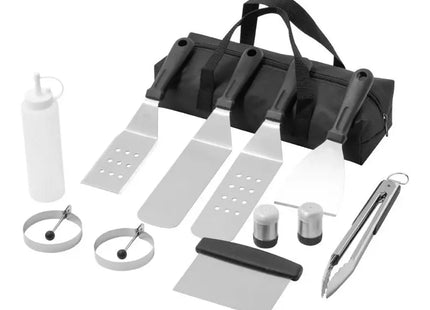 Raiken Premium BBQ-Set in Schwarz – Ultimatives Grillzubehör TK Gruppe® Grosshandel 