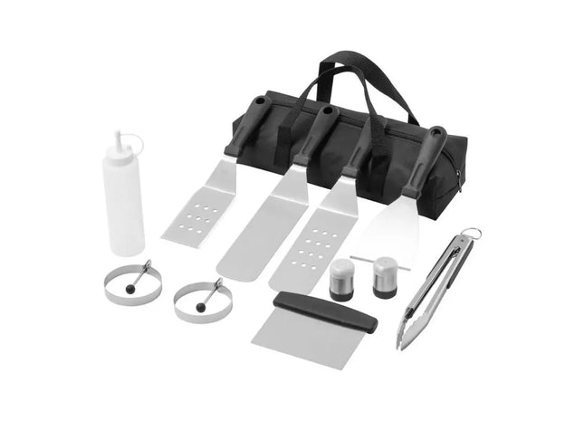 Raiken Premium BBQ-Set in Schwarz – Ultimatives Grillzubehör TK Gruppe® Grosshandel 