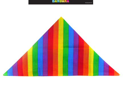 Rainbow Bandana Pride, vielseitig nutzbar, 54x54 cm, für Erwachsene TK Gruppe® Grosshandel 