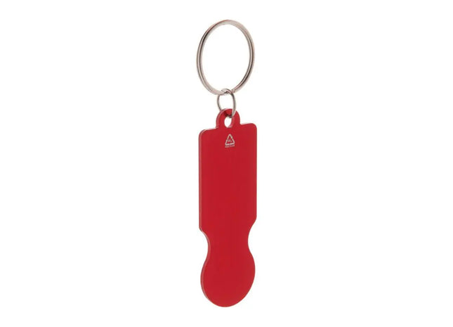 RaluCart Schlüsselanhänger mit Einkaufswagenlöser - Leuchtend Rot TK Gruppe® Grosshandel 