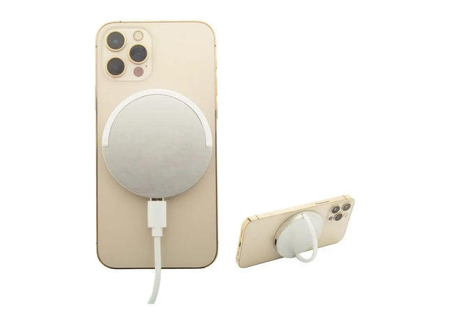 RaluHold Magnetisches Kabelloses Ladegerät - Silber TK Gruppe® Grosshandel 