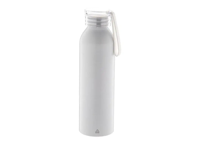 Ralusip Nachhaltige Aluminium-Trinkflasche, 600ml - Weiß TK Gruppe® Grosshandel 