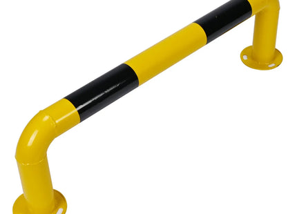 Rammschutzbügel 100 cm flach – Stahlgeländer zum Aufdübeln