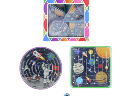 Raum-Labyrinth-Puzzle, 3 verschiedene Formen TK Gruppe® Grosshandel 