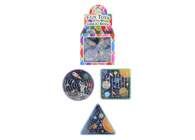 Raum-Labyrinth-Puzzle, 3 verschiedene Formen TK Gruppe® Grosshandel 