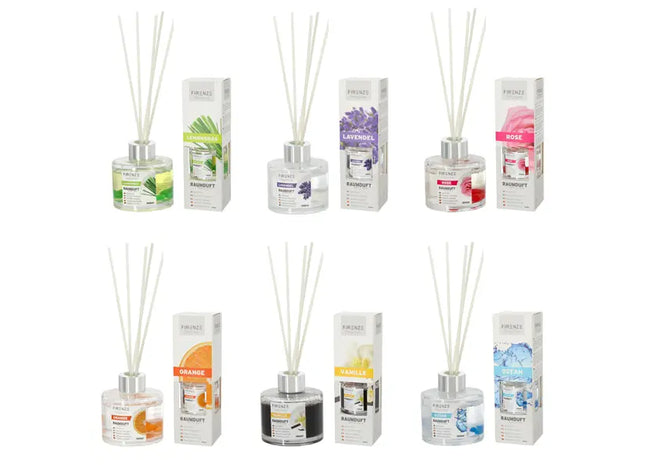 Raumduft Stone - 6er-Set, 100ml je Flasche, Raumlufterfrischer für Zuhause TK Gruppe® Grosshandel 