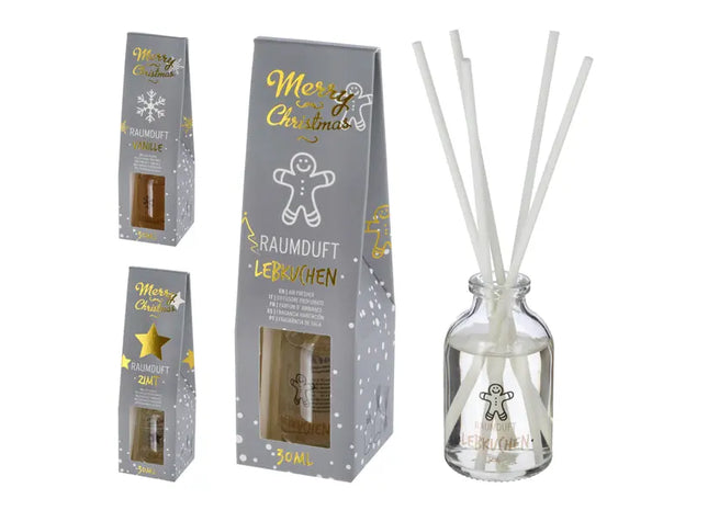 Raumduft Weihnachten - 3er-Set, 30ml je Flasche, Festlicher Lufterfrischer TK Gruppe® Grosshandel 
