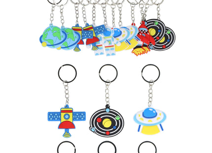 Raumfahrt Figurenset, 5 cm, 6 verschiedene Designs - Ideal für Sammler & Deko TK Gruppe® Grosshandel 