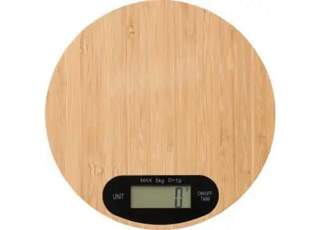 Reanne Bambus Küchenwaage in Braun – Präzise & Ökologisch TK Gruppe® Grosshandel 