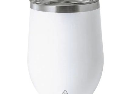 Rebby Kompakt Thermobecher 350 ml in Weiß – Elegant für Unterwegs TK Gruppe® Grosshandel 