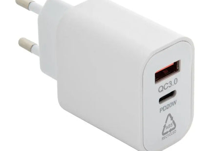 Recharge USB-Ladegerät - Weiß Effizientes, Schnellladendes USB-Netzteil für Alle Ihre Geräte TK Gruppe® Grosshandel 