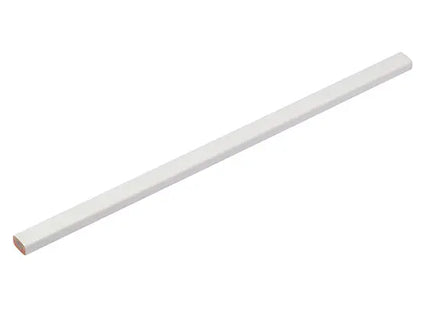 Rechteckiger Zimmermannsbleistift in Weiß - Ideal für Markierungen & Messungen TK Gruppe® Grosshandel 