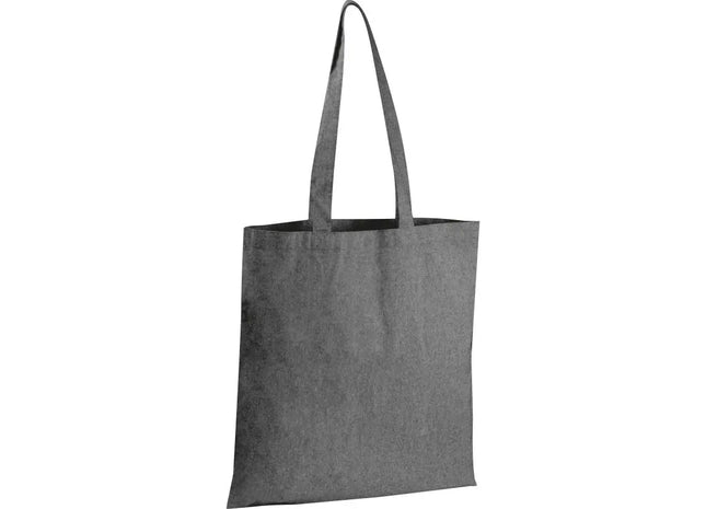 Recycelte Baumwolltasche Chelmsford in Schwarz – Öko-Chic & Langlebig TK Gruppe® Grosshandel 