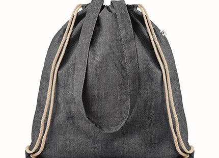 Recycelter Kordelzugbeutel MOIRA DUO - Praktische Tragetasche aus recyceltem Material, Blau TK Gruppe® Grosshandel 