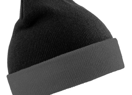 Recycled Black Compass Beanie TK Gruppe® Grosshandel 