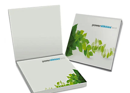 Recycling Haftnotizen im Kartonumschlag Powerstickies Eco 70 x 70 mm Umweltfreundliche Notizzettel TK Gruppe® Grosshandel 