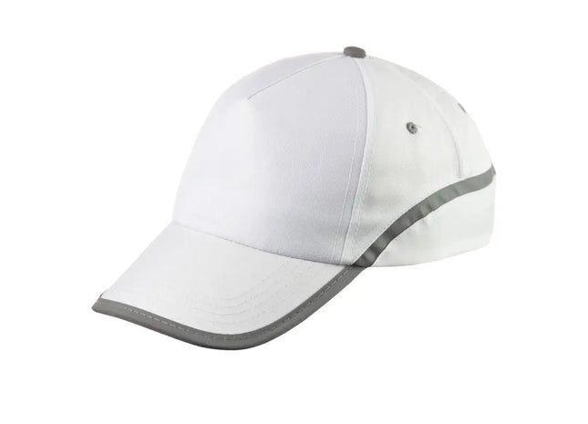 Reflektierende Weiße Cap für Sport und Freizeit TK Gruppe® Grosshandel 