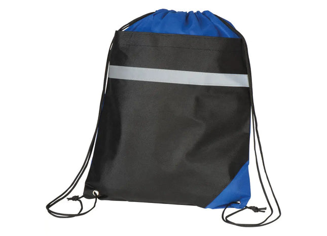 Reflektierender Sportbeutel Bochum - blau - sicherer und stilvoller Begleiter für Sport und Freizeit TK Gruppe® Grosshandel 