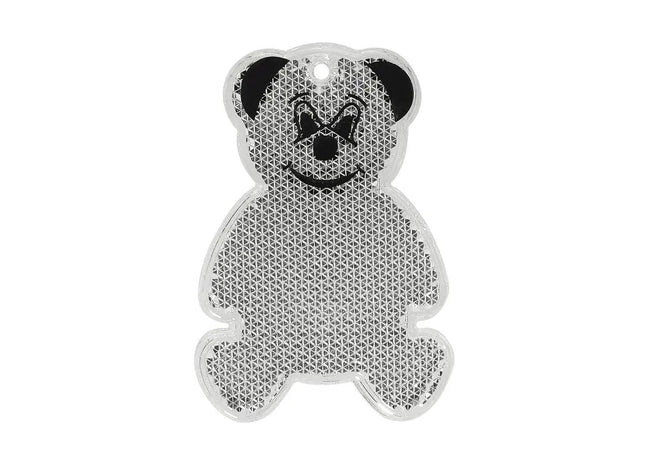 Reflektor Bär Transparent - Durchsichtiges Sicherheitsreflexspielzeug TK Gruppe® Grosshandel 