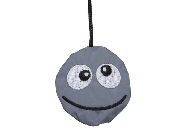 ReflexMonsta Gesicht Glücklich Silber - Fröhlicher Sicherheitsreflektor TK Gruppe® Grosshandel 