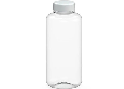 Refresh Trinkflasche, 1 Liter, Klar mit Weißem Akzent TK Gruppe® Grosshandel 